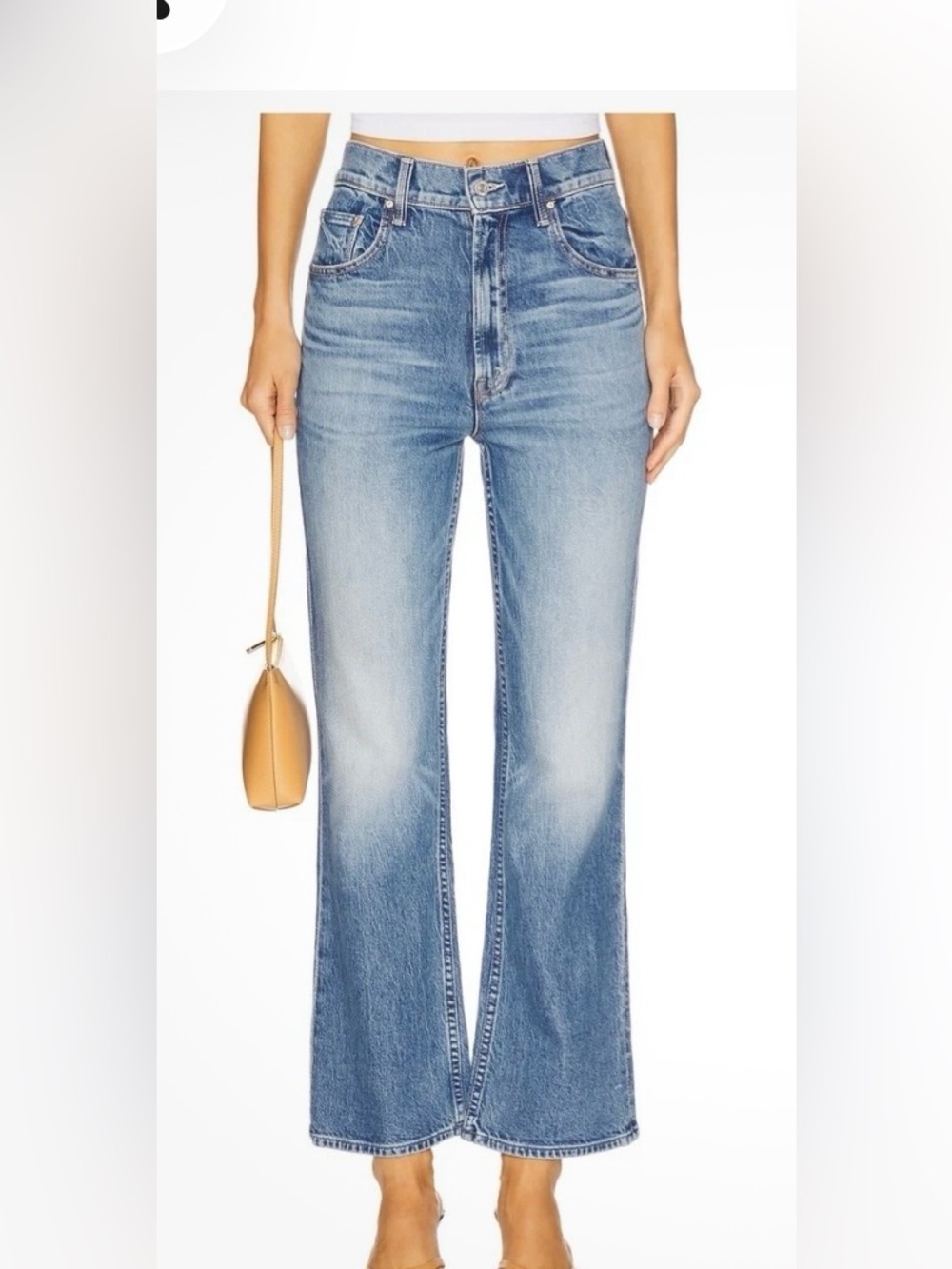 Mother Superior The Scooter Ankle I'm a Winner Jeans Size 29